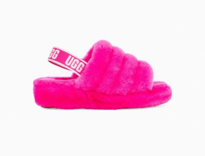 UGG Fluff Yeah Womens Slides Rose - AU 475WD